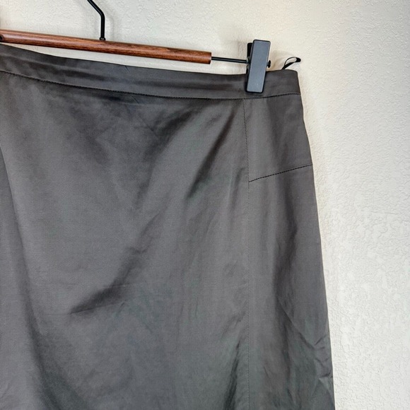 Etro Women's Straight Pencil Skirt Flat Front Back Zip Black Size‎ 44 Capsule - Picture 3 of 10